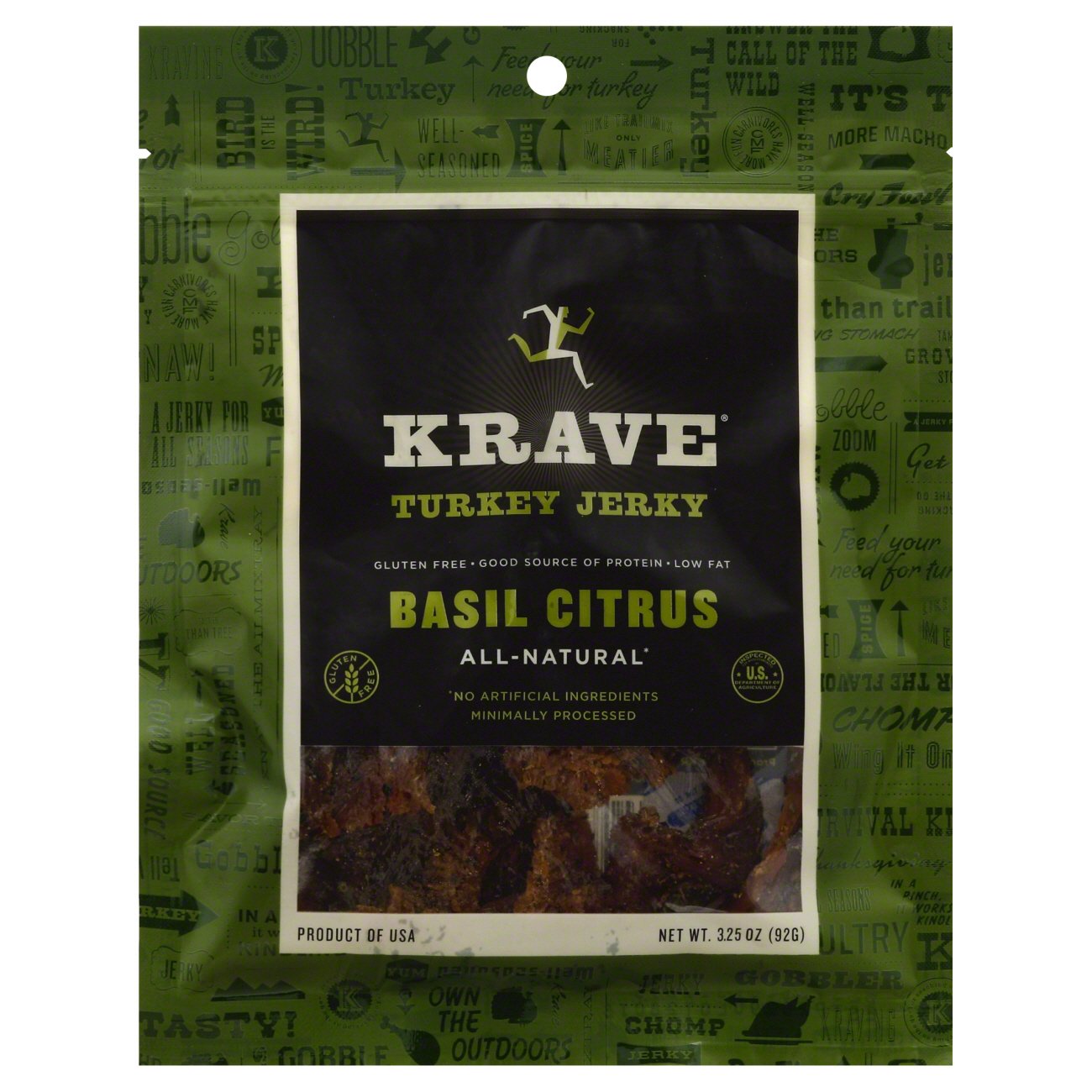 Krave Basil Citrus Jerky Shop Jerky at HEB