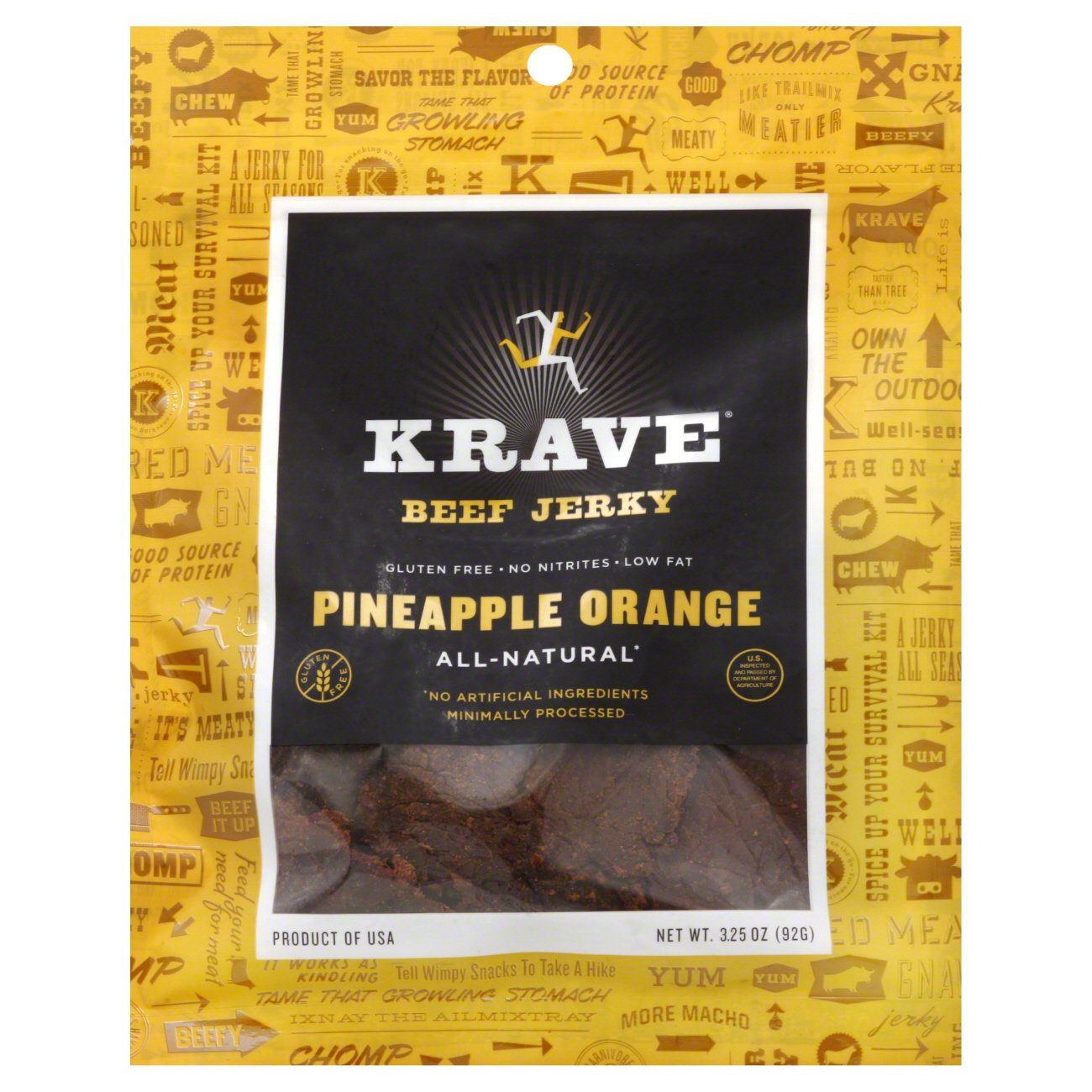 Krave Beef Jerky, Pineapple Orange - Shop Jerky at H-E-B