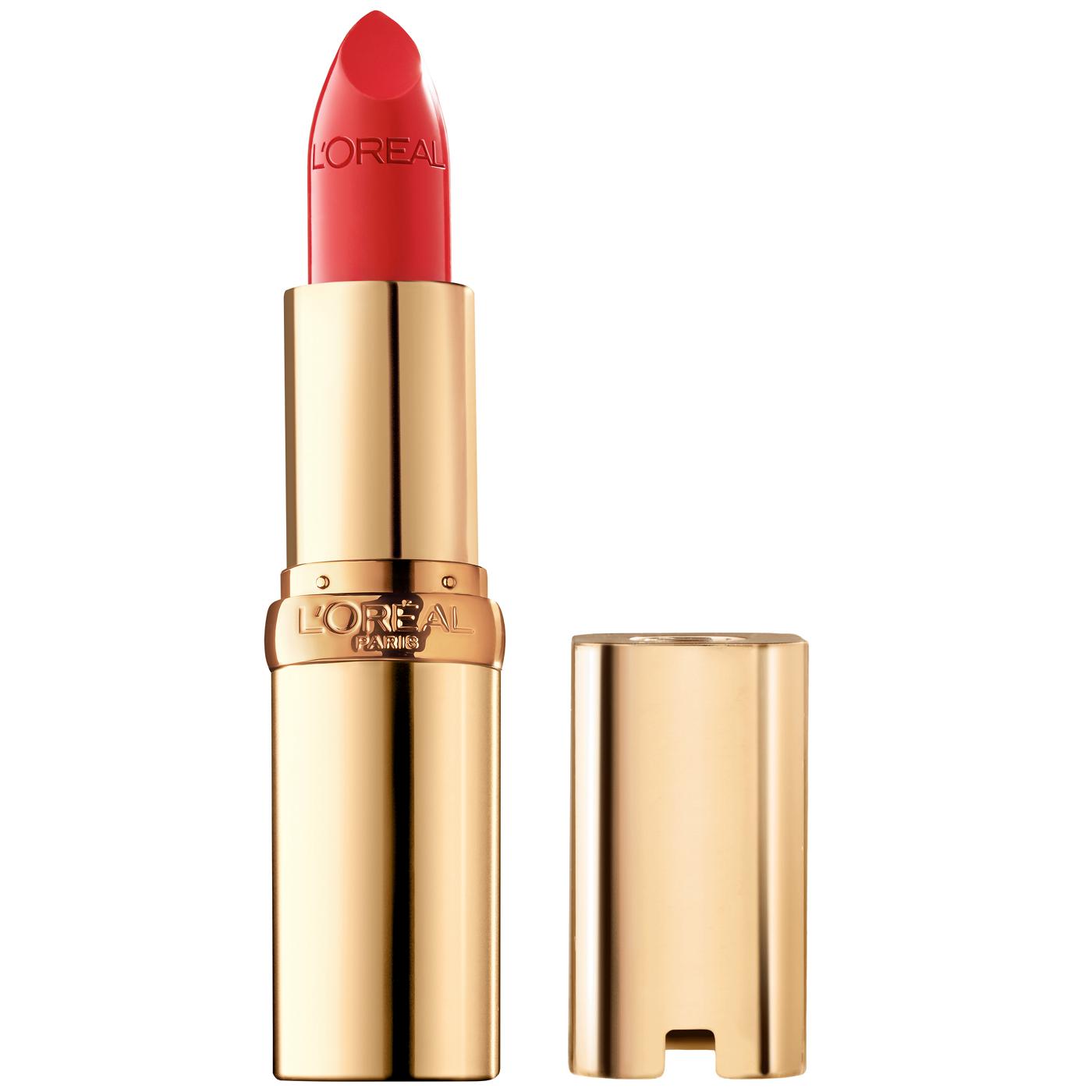 L'Oréal Paris Colour Riche Original Satin Lipstick for Moisturized Lips Raspberry Rush; image 1 of 2