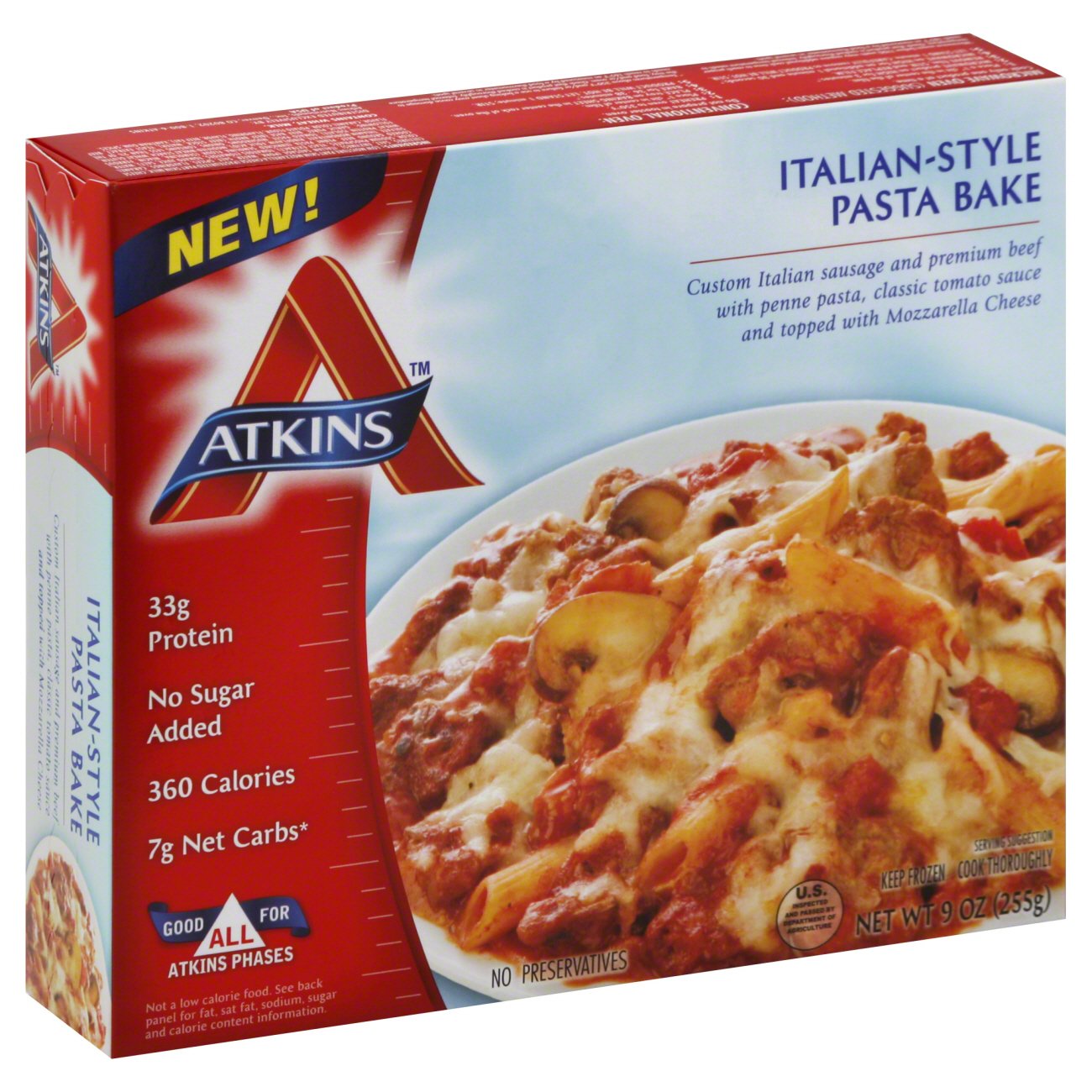 Atkins ItalianStyle Pasta Bake Shop Entrees & sides at HEB