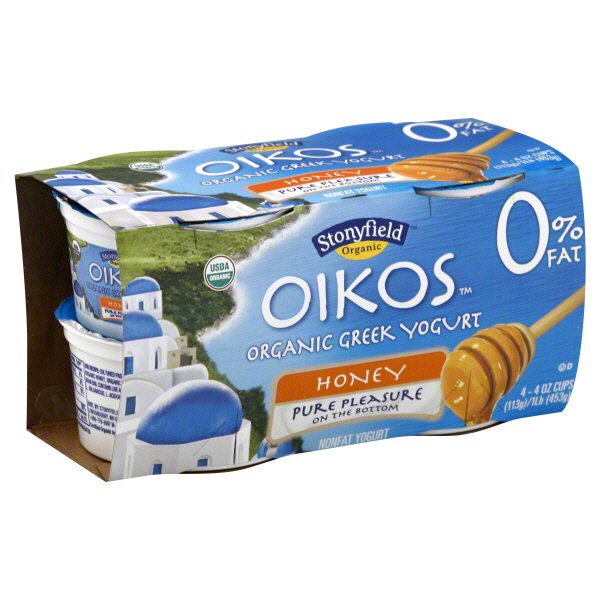 Stonyfield Oikos Honey Greek Yogurt Shop Yogurt at HEB