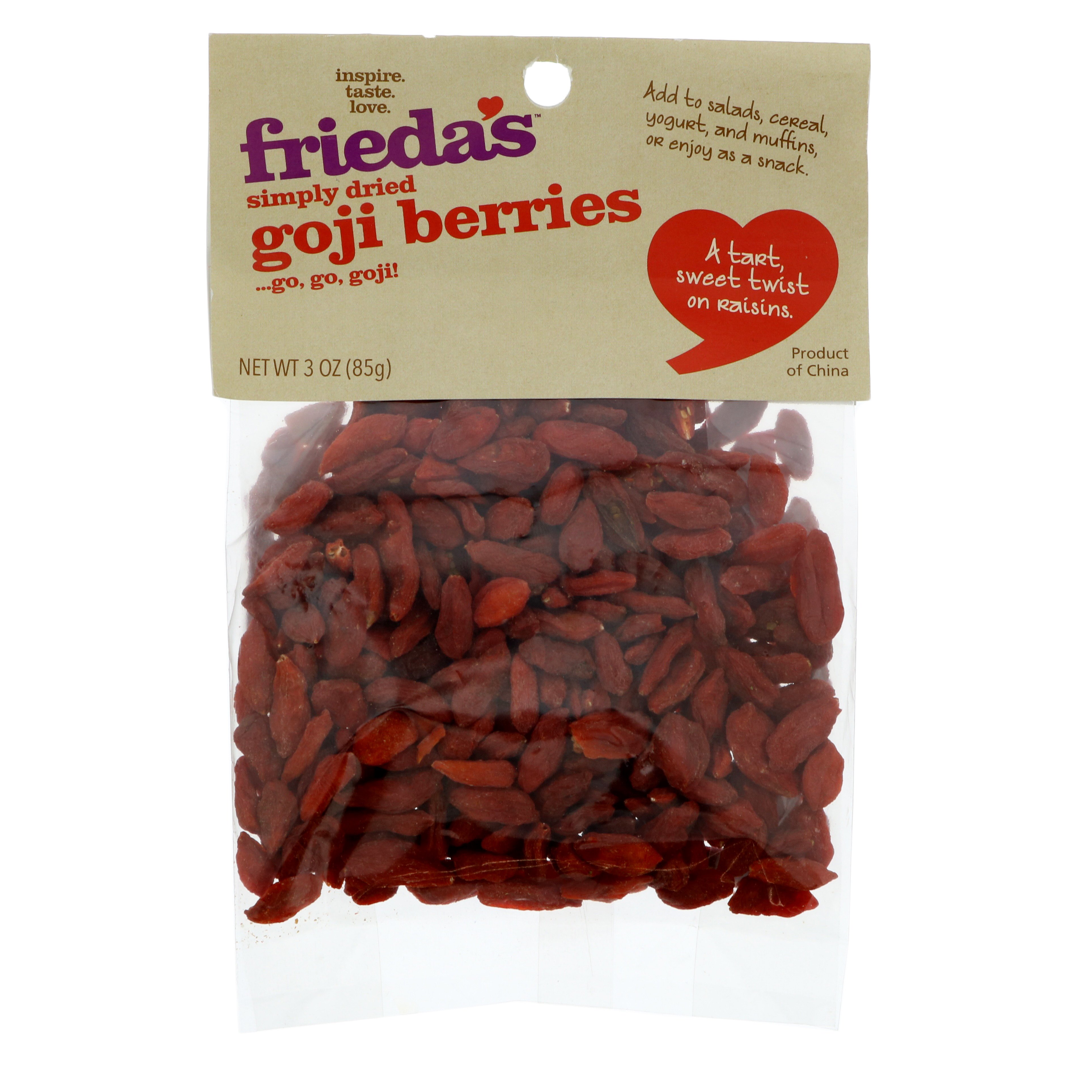 Frieda's Dried Goji Berries Shop Berries & Cherries at HEB