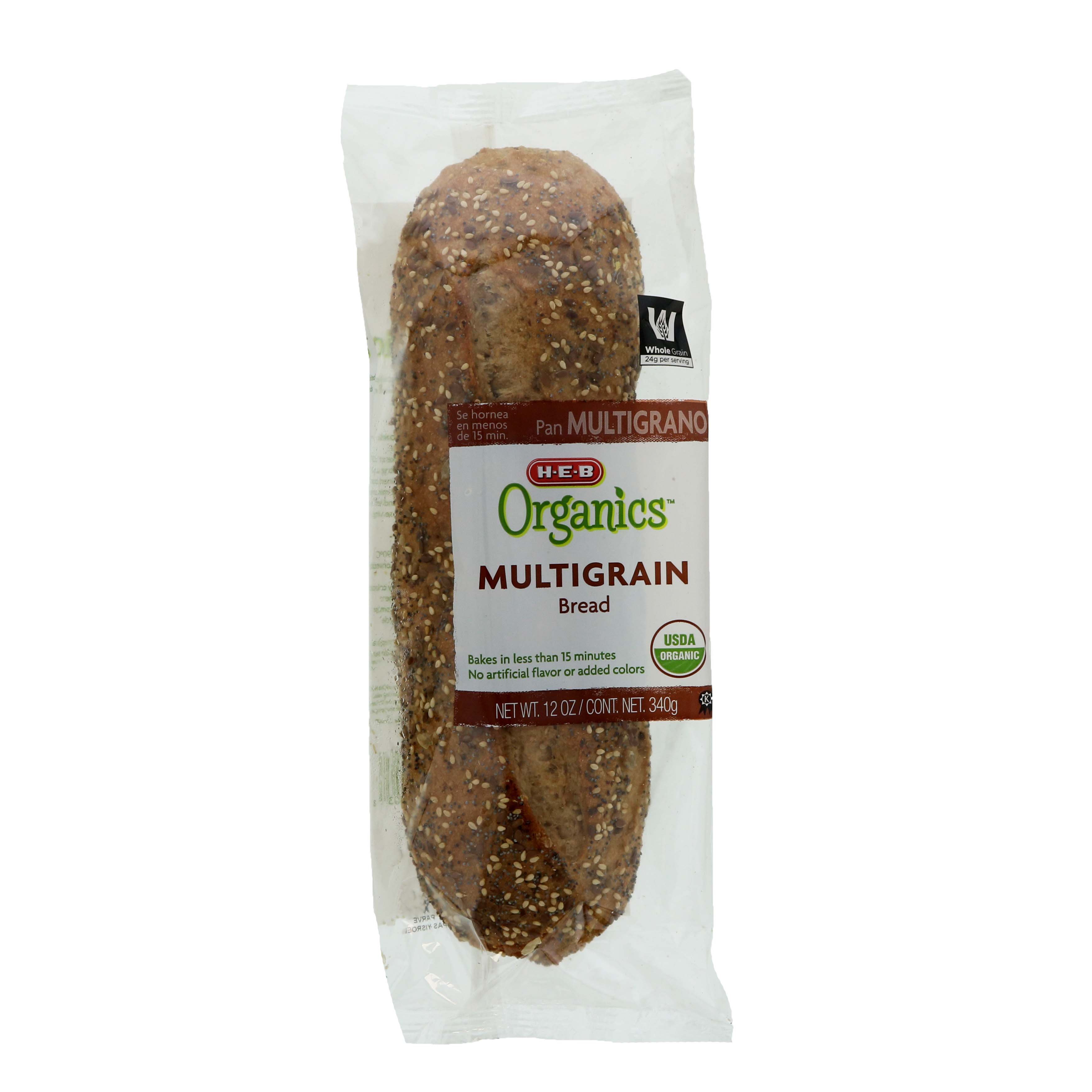 H-E-B Organics Multigrain Bread - Shop Bread At H-E-B