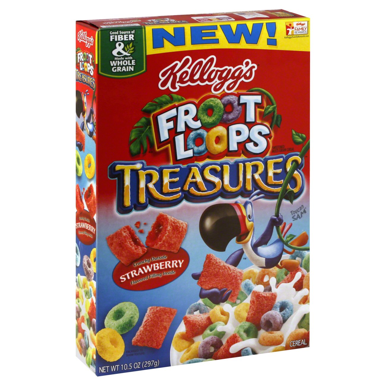 Fruity Froot Loops - Crunchy Breakfast Cereal