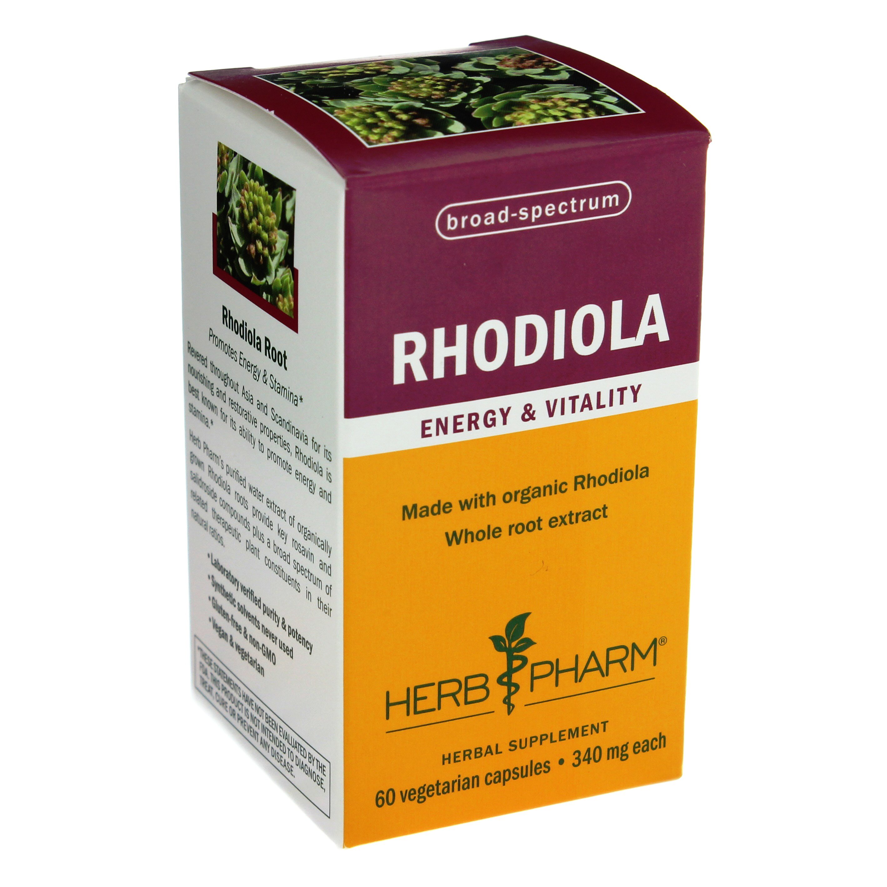 Herb Pharm Rhodiola Vegetarian Capsules Shop Vitamins & Supplements