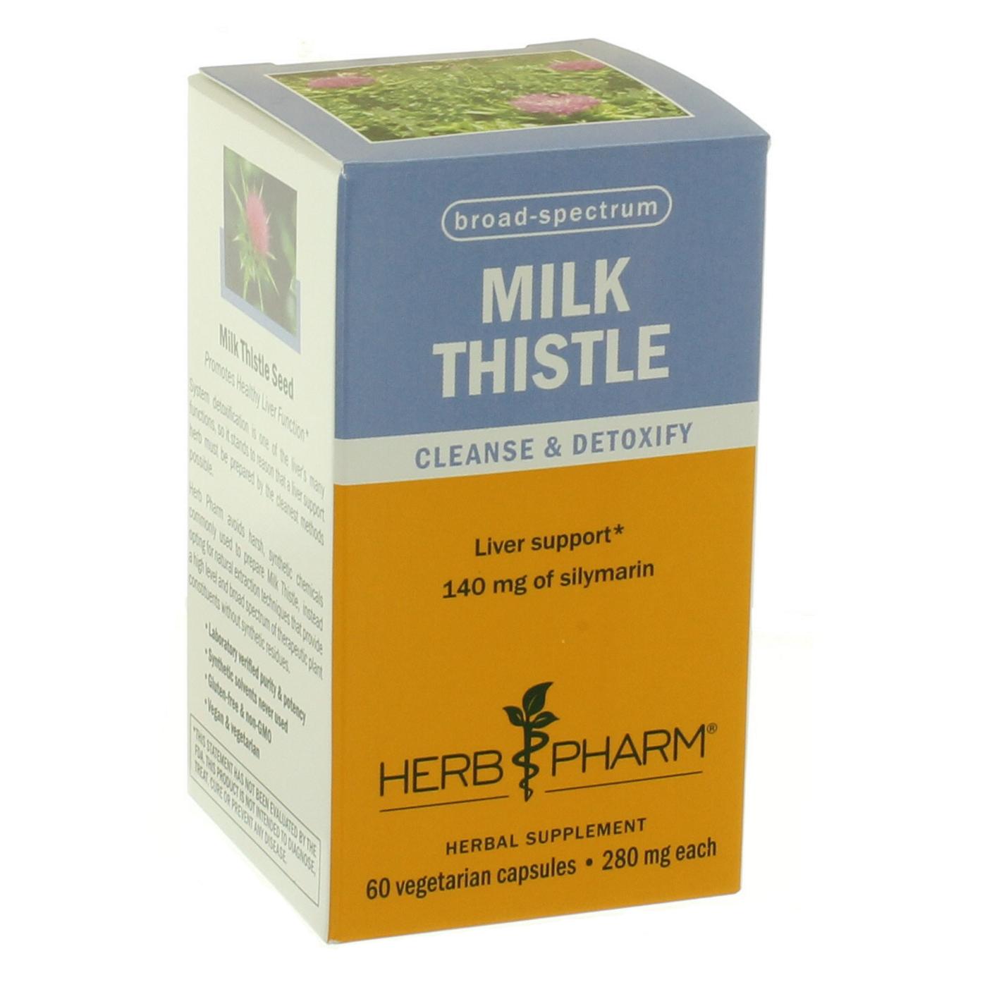 Herb Pharm Milk Thistle Vegetarian Capsules Shop Herbs & Homeopathy