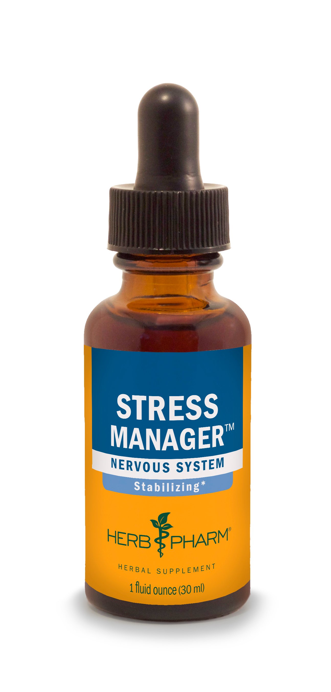 Herb Pharm Stress Manager Herbal Supplement, 1 fl oz