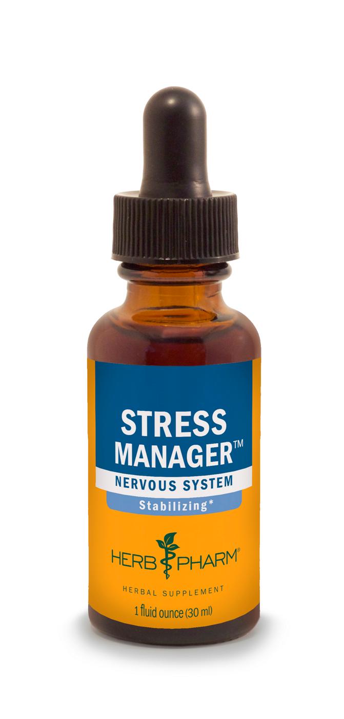 Herb Pharm Stress Manager Herbal Supplement; image 1 of 2