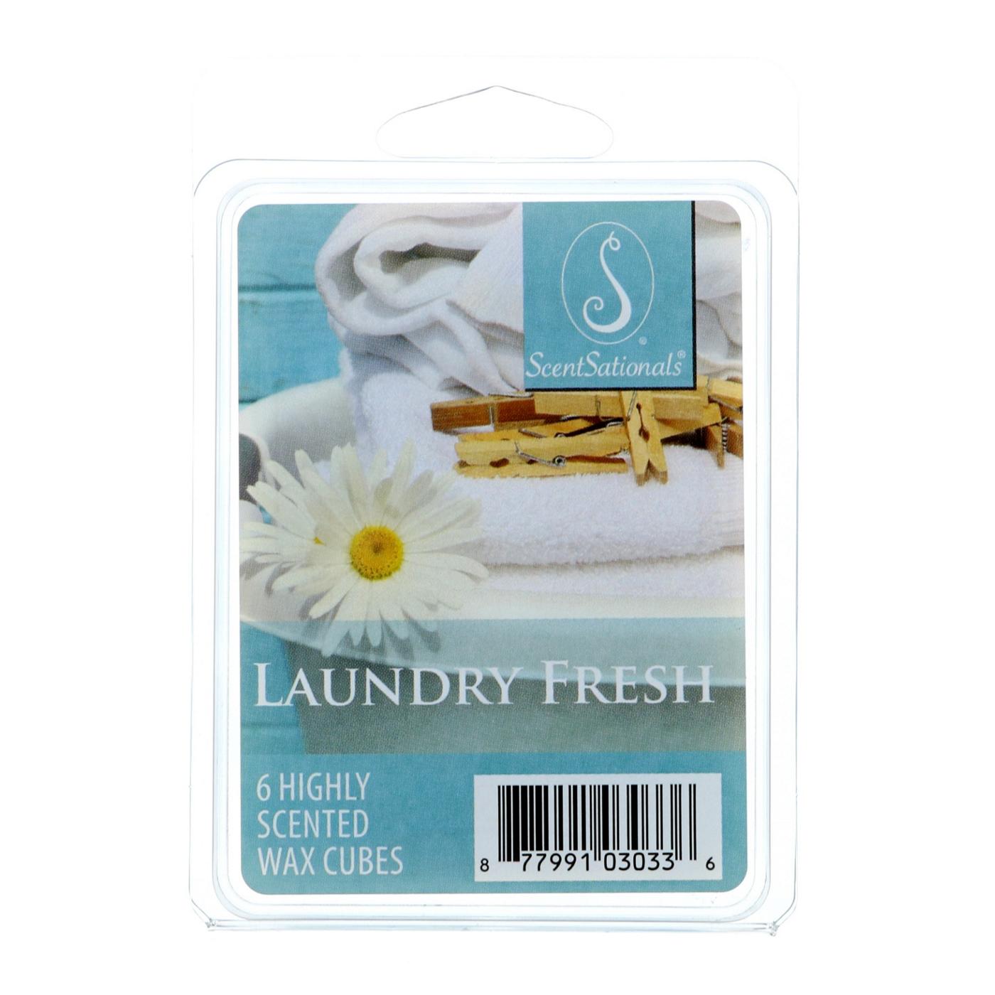 ScentSationals Laundry Fresh Scented Wax Cubes, 6 Ct; image 1 of 2