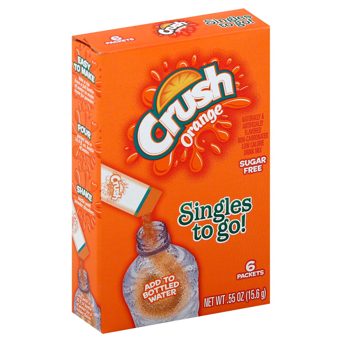 Crush Singles To Go! Orange Drink Mix Shop Mixes & Flavor Enhancers