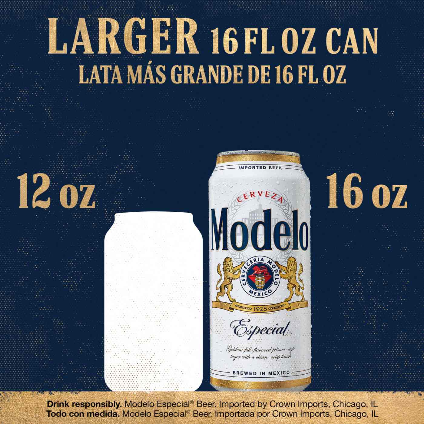 Modelo Especial Mexican Lager Import Beer 16 oz Cans, 4 pk; image 4 of 7
