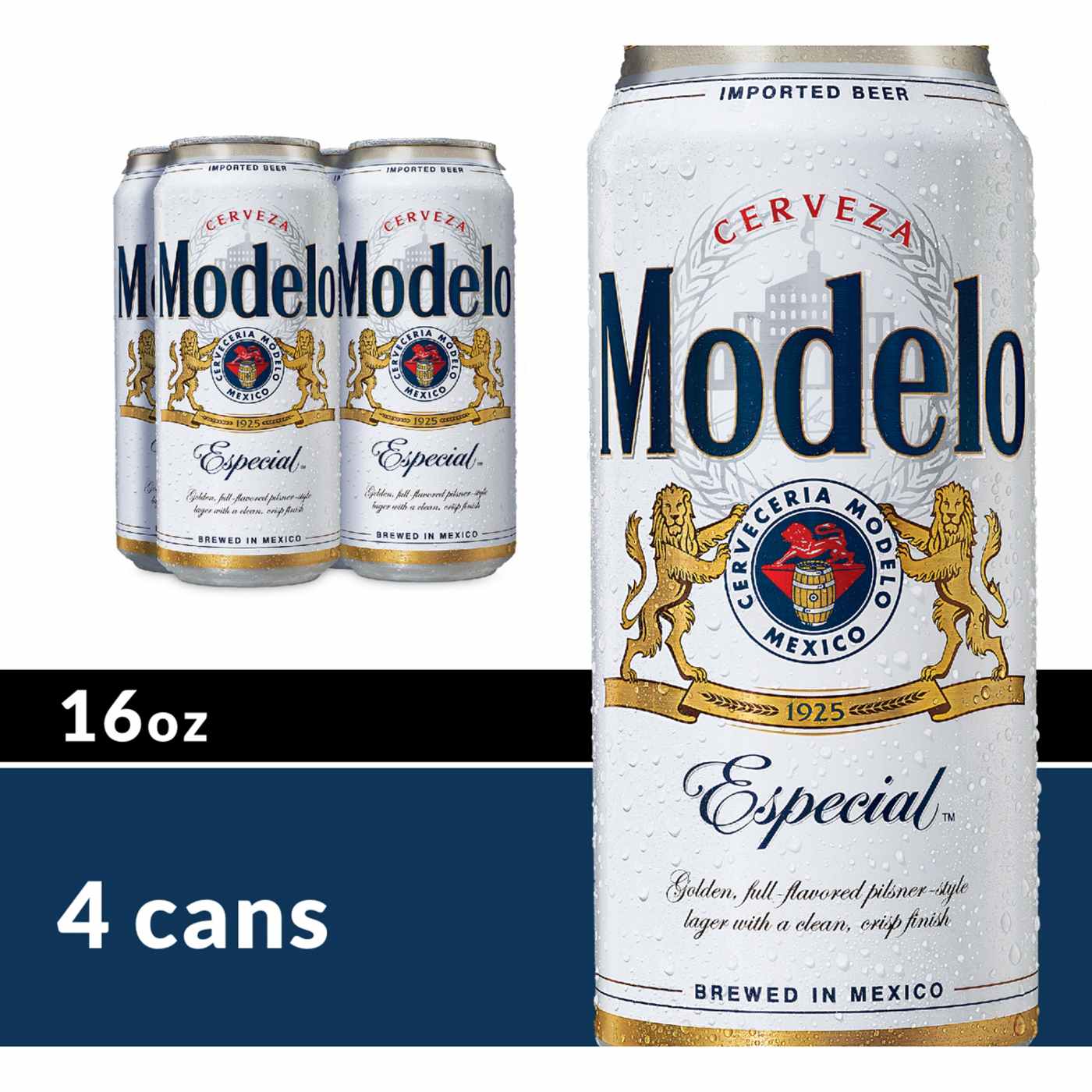 Modelo Especial Mexican Lager Import Beer 16 oz Cans, 4 pk; image 5 of 7