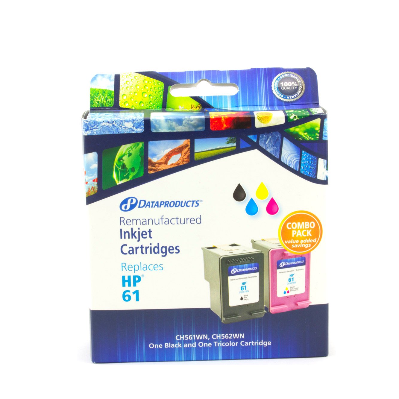 Dataproducts Remanufactured HP 61 Inkjet Printer Cartridge Combo Shop