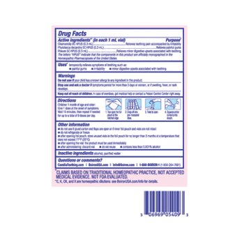 Camilia Teething Relief Liquid Doses, 30 ct