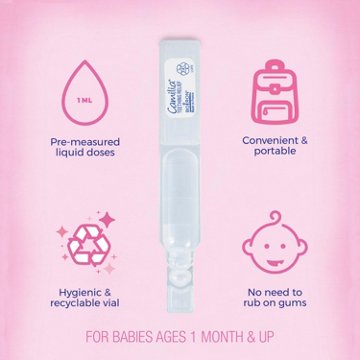 Camilia Teething Relief Liquid Doses, 30 ct