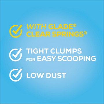 Tidy Cats Purina Odor Control Clumping Multi-Cat Litter With Glade Clear Springs Scented, 20 lb