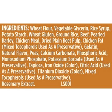 Rachael Ray Nutrish Soup Bones Beef & Barley Flavor Dog Treats, 3 ct