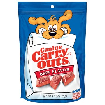 Canine Carry Outs Beef Flavor Dog Treats, 4.5 oz