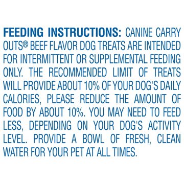 Canine Carry Outs Beef Flavor Dog Treats, 4.5 oz