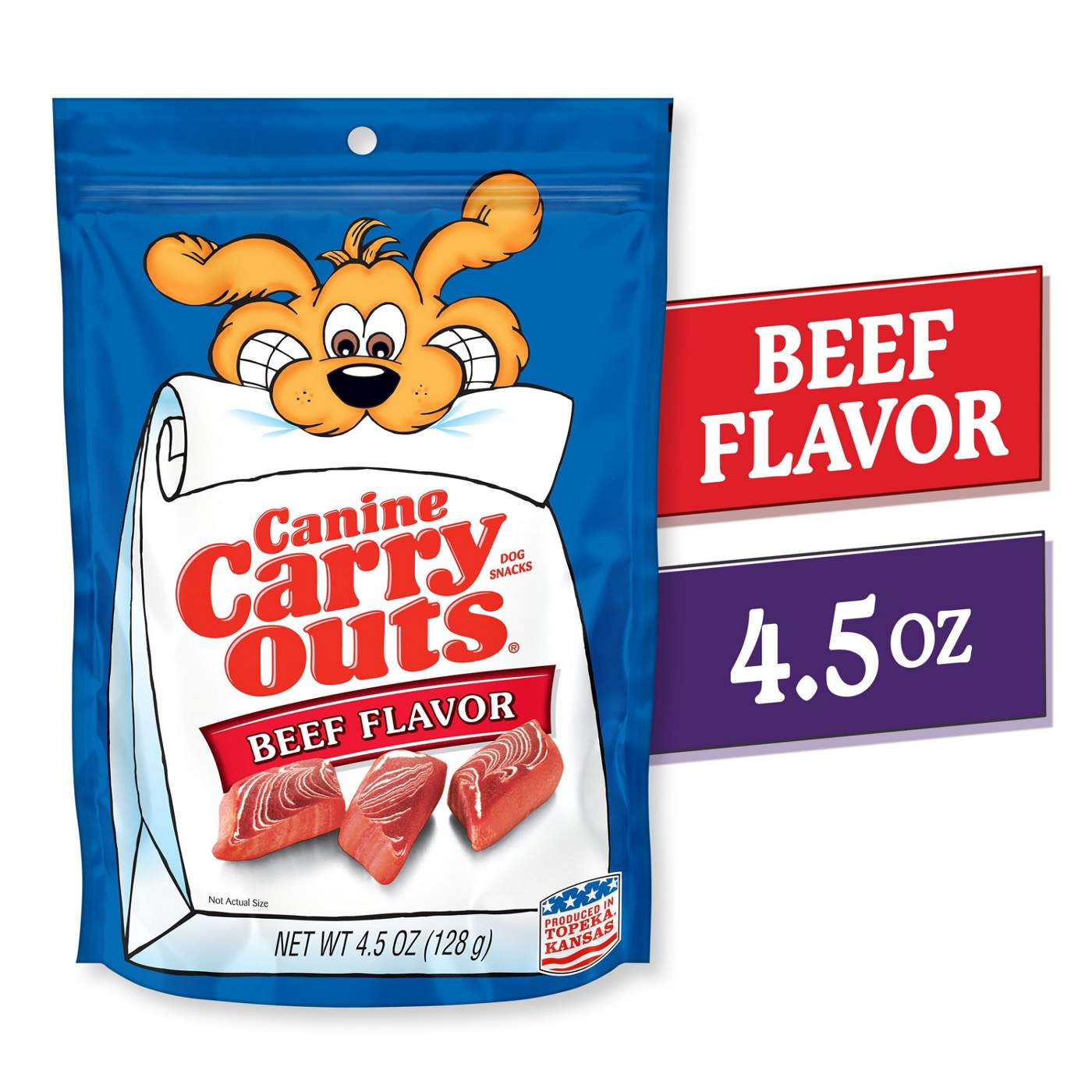 Canine Carry Outs Beef Flavor Dog Treats; image 5 of 6
