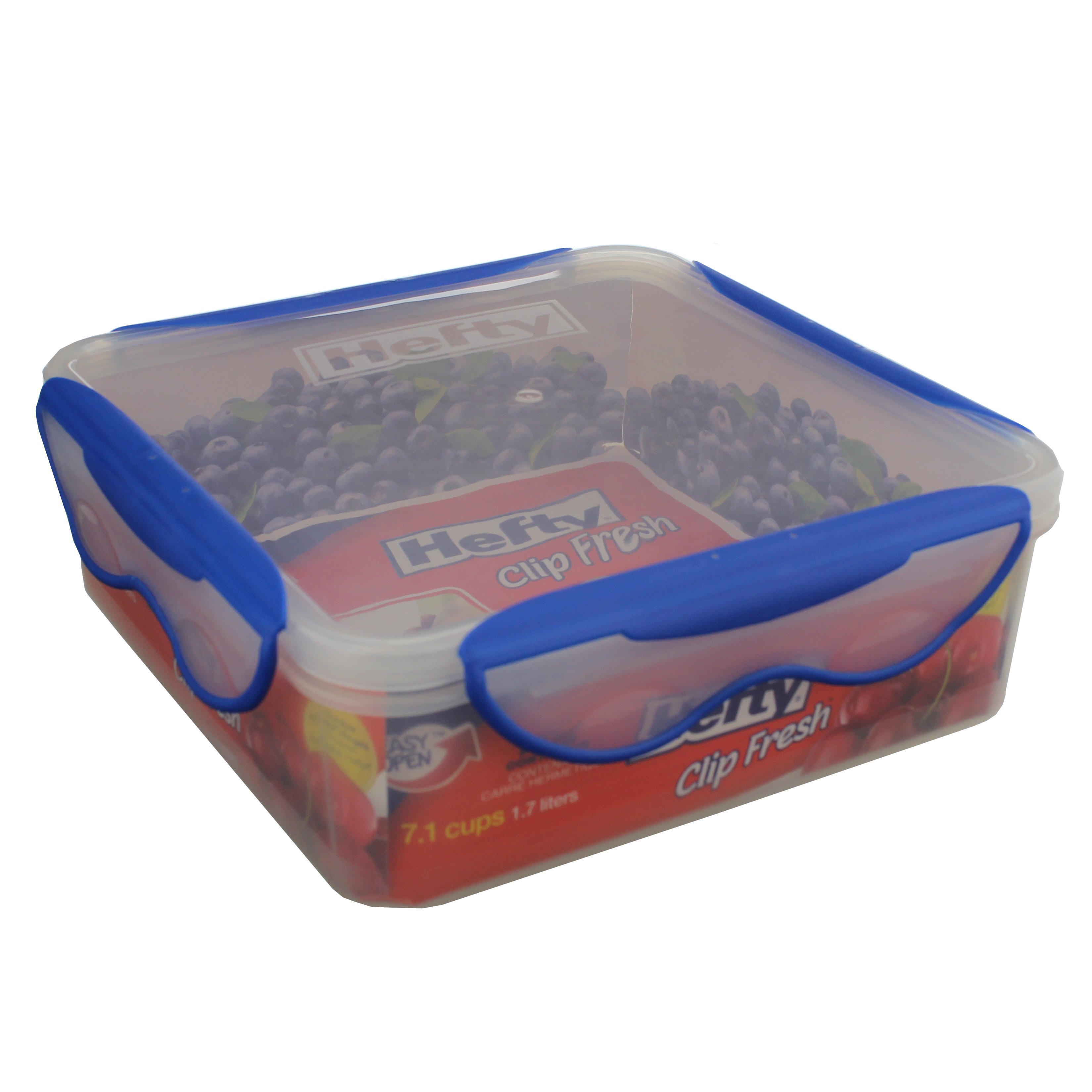 Hefty Clip Fresh 7.1 Cup Square Food Storage Container with Lid Shop