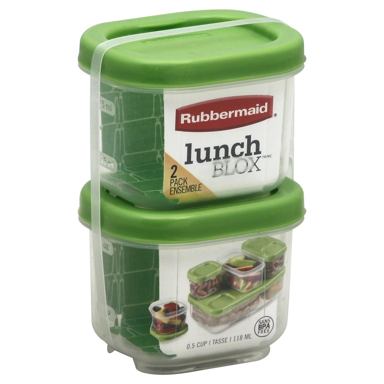 Rubbermaid Lunch Blox Entree Container with Dividers - Shop Lunch Boxes at  H-E-B