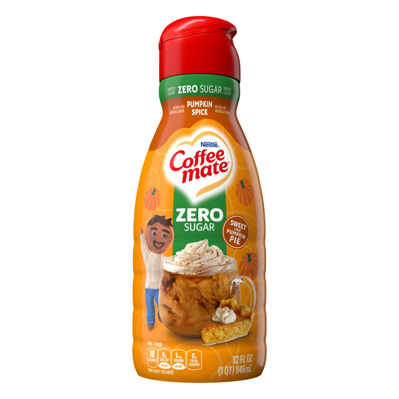 Nestle Coffee Mate Zero Sugar Liquid Coffee Creamer - Pumpkin Spice; image 1 of 7