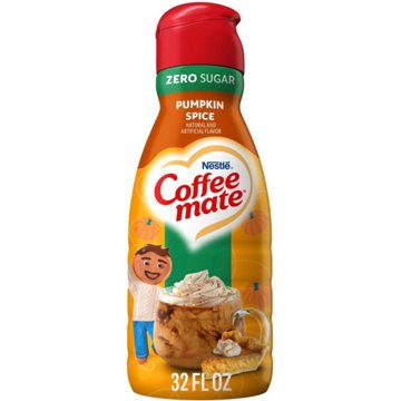 Nestle Coffee Mate Zero Sugar Liquid Coffee Creamer - Pumpkin Spice, 32 oz