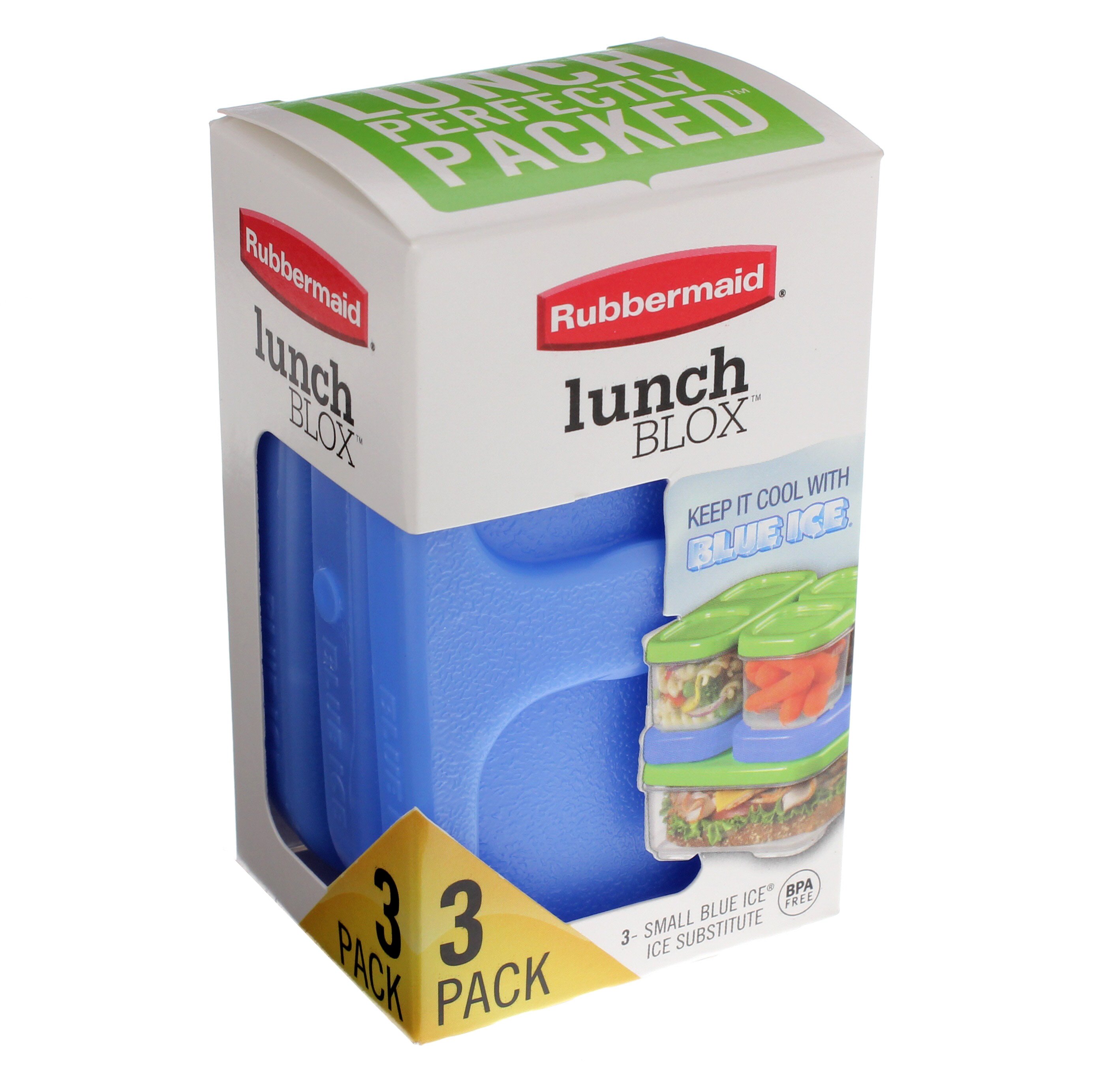 Rubbermaid Small Blue Ice Lunch Blox, Ice Substitute - Shop Lunch Boxes ...