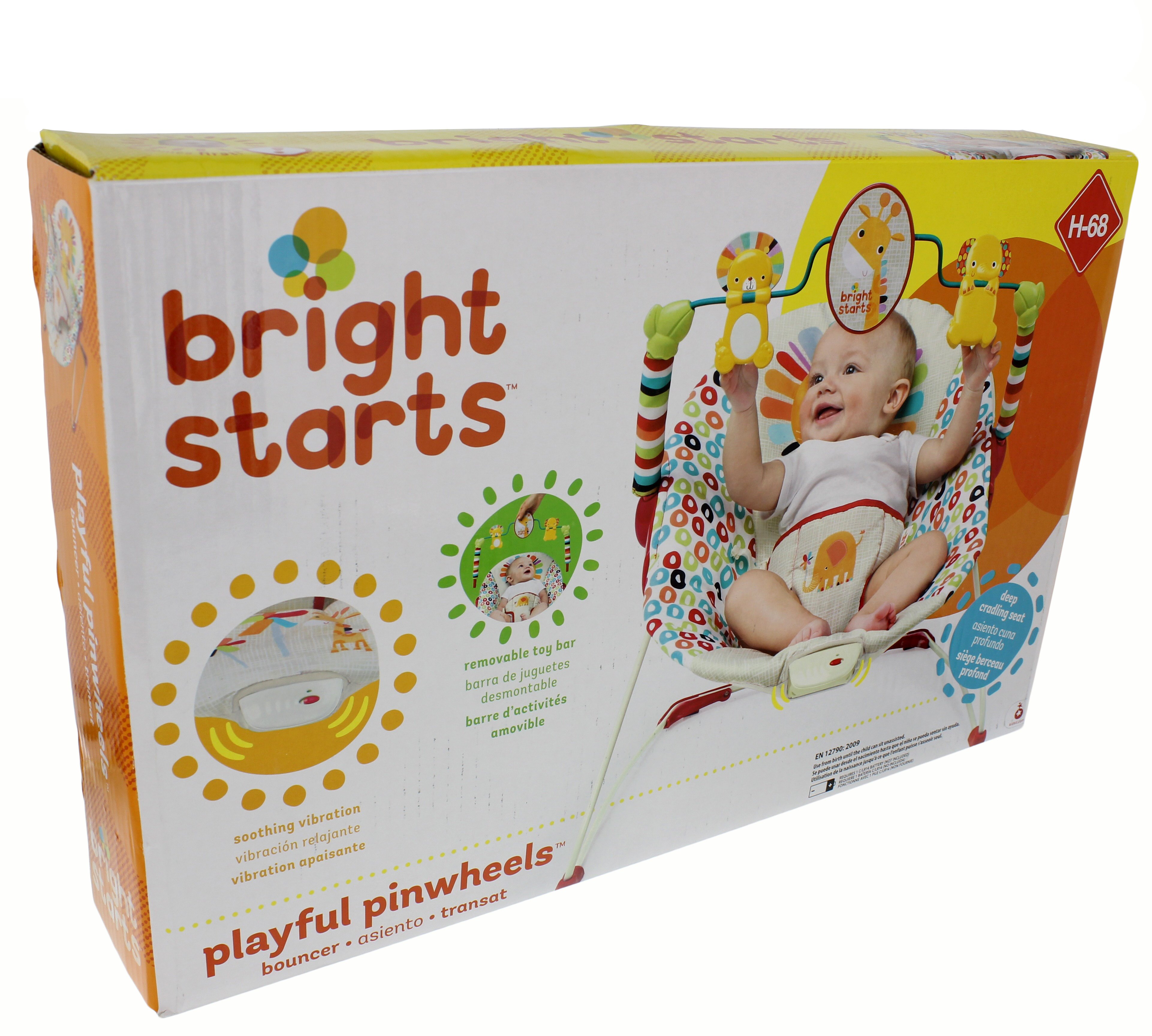 bright starts pinwheel bouncer