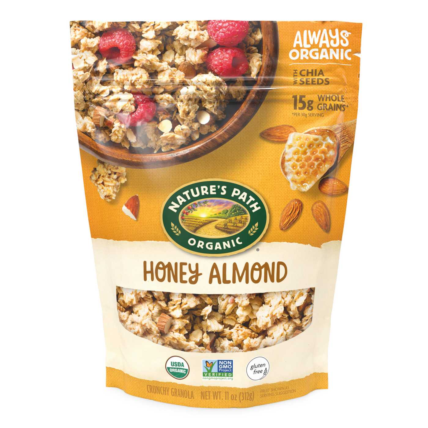 Nature's Path Organic Granola - Honey Almond & Chia Seeds; image 1 of 6