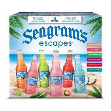 Seagram's Escapes Variety Pack 12 pk Bottles, 11.2 oz