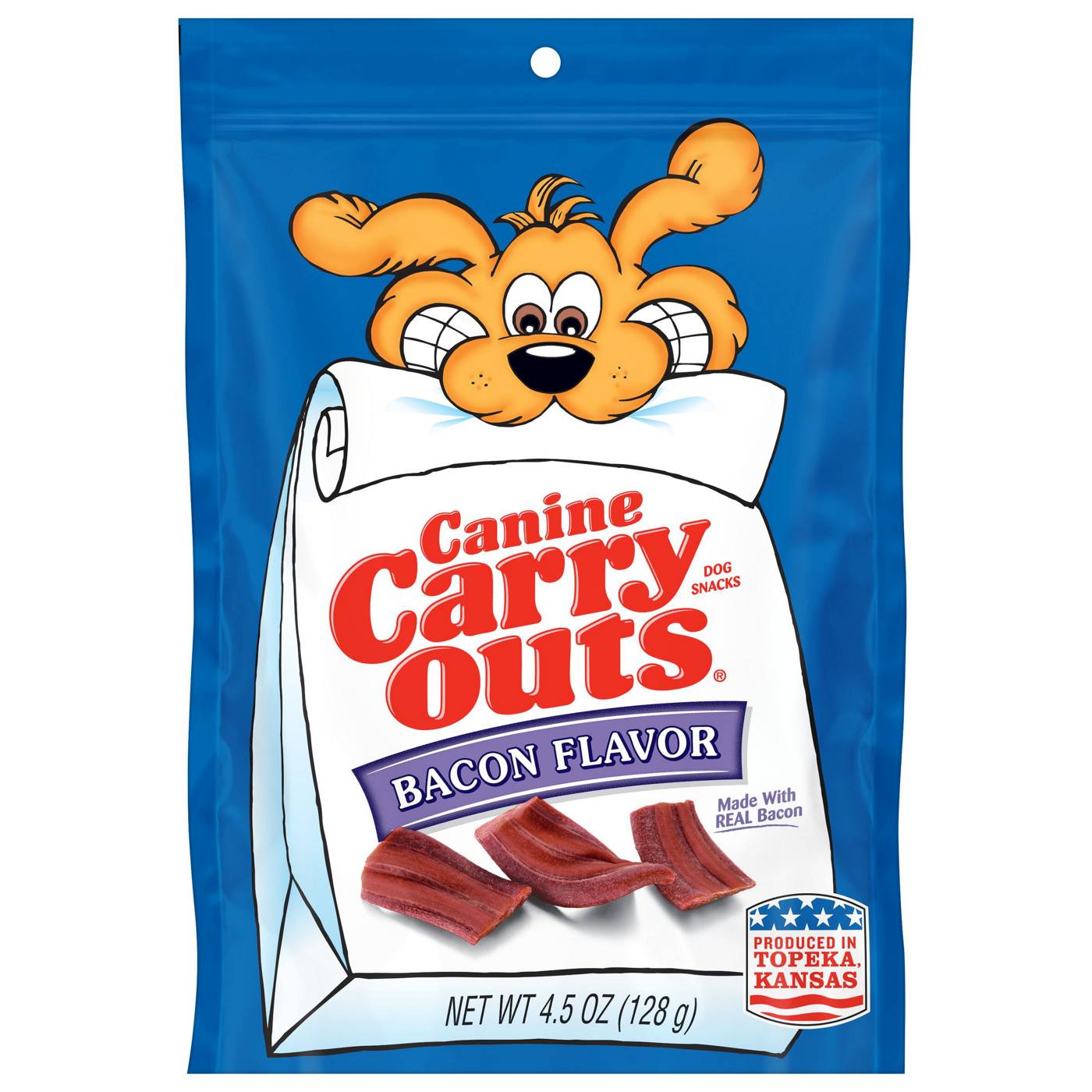 Canine Carry Outs Bacon Flavor Dog Treats; image 1 of 4