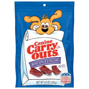 Canine Carry Outs Bacon Flavor Dog Treats, 5 oz