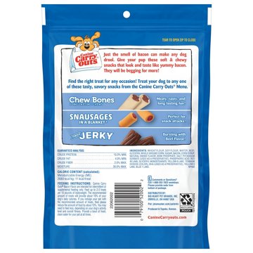 Canine Carry Outs Bacon Flavor Dog Treats, 5 oz