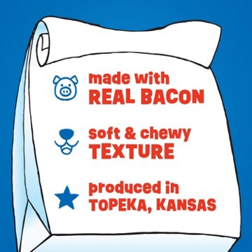 Canine Carry Outs Bacon Flavor Dog Treats