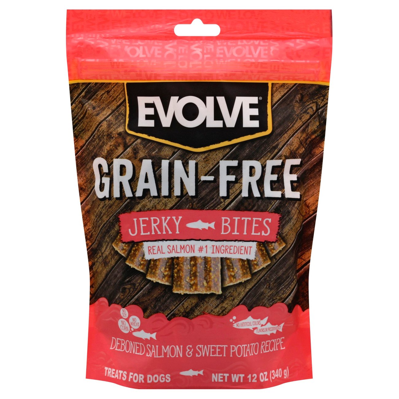 evolve grain free jerky bites