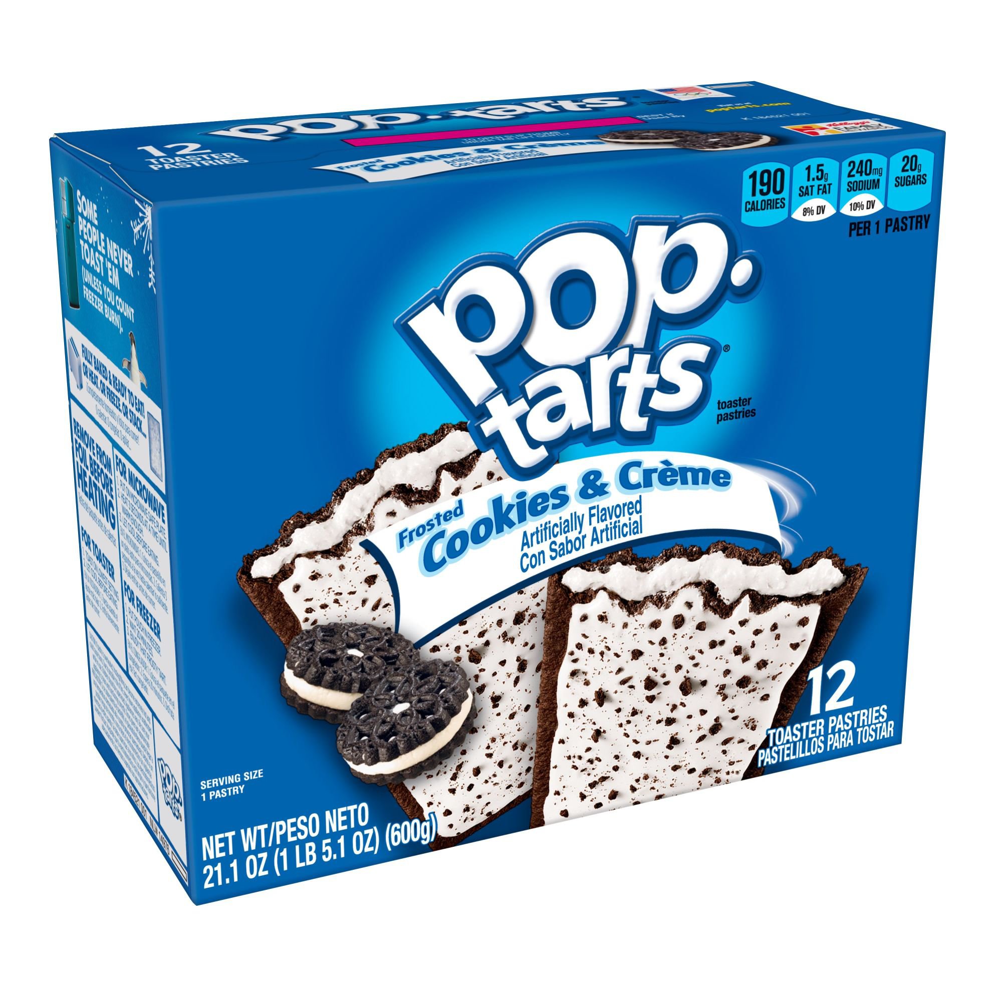 PopTarts Frosted Cookies and Creme Toaster Pastries Shop Toaster