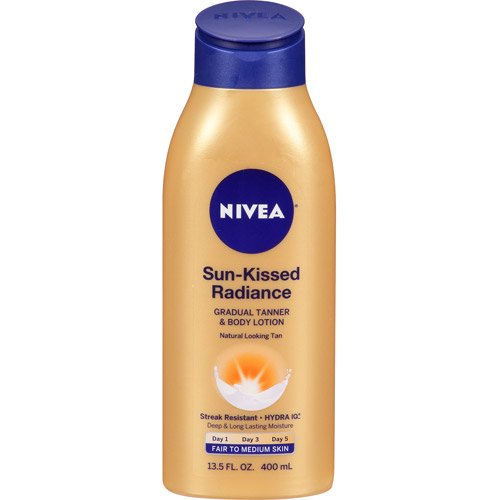 Nivea SunKissed Radiance Gradual Tanner & Body Lotion Fair To Medium Skin Shop Sunscreen