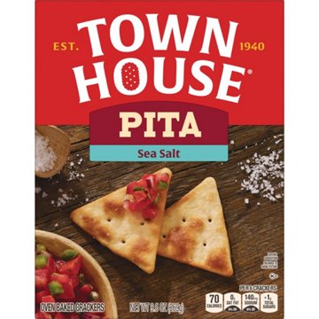 Kellogg's Town House Pita Crackers - Sea Salt