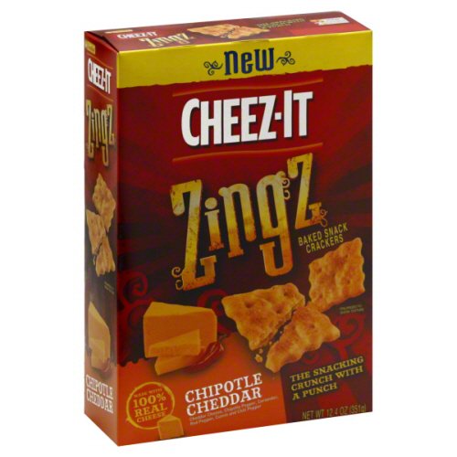 Sunshine Cheezit Zingz Chipotle Cheddar Baked Snack Crackers Shop