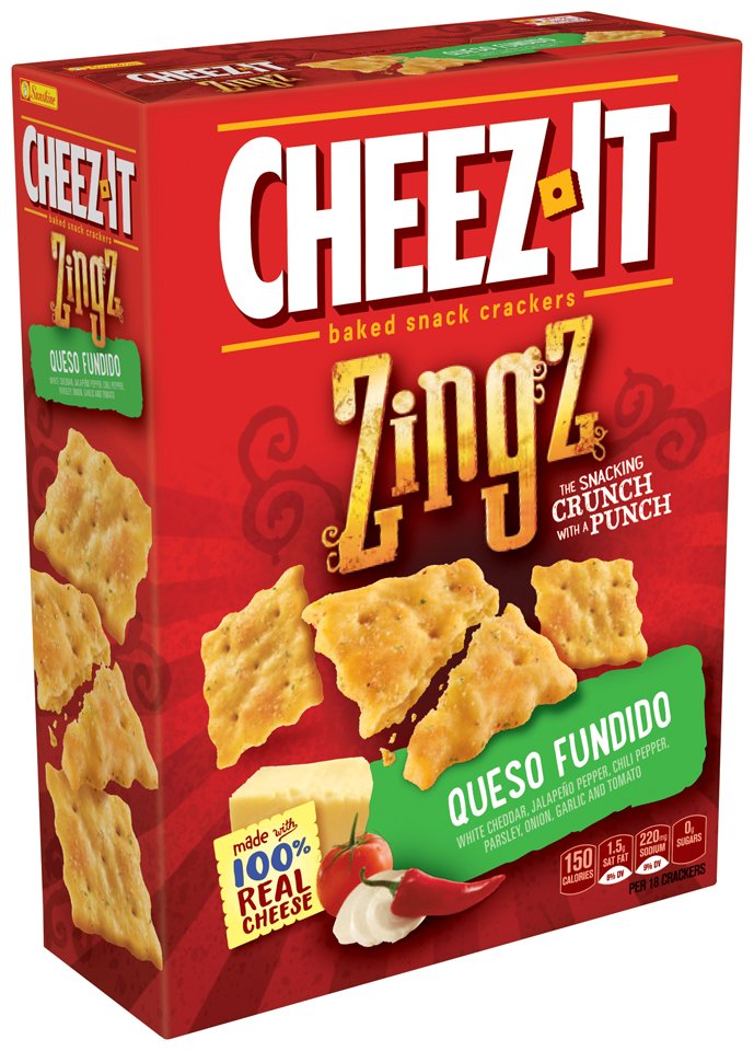 cheez it zingz queso