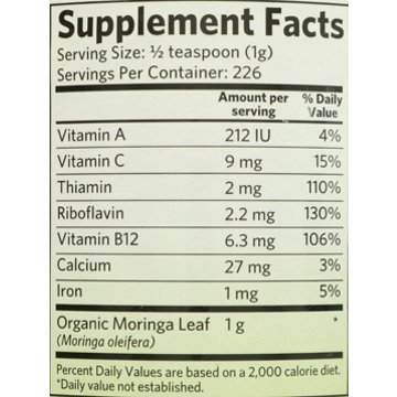 Organic India Moringa Essential Nutrition Leaf Powder