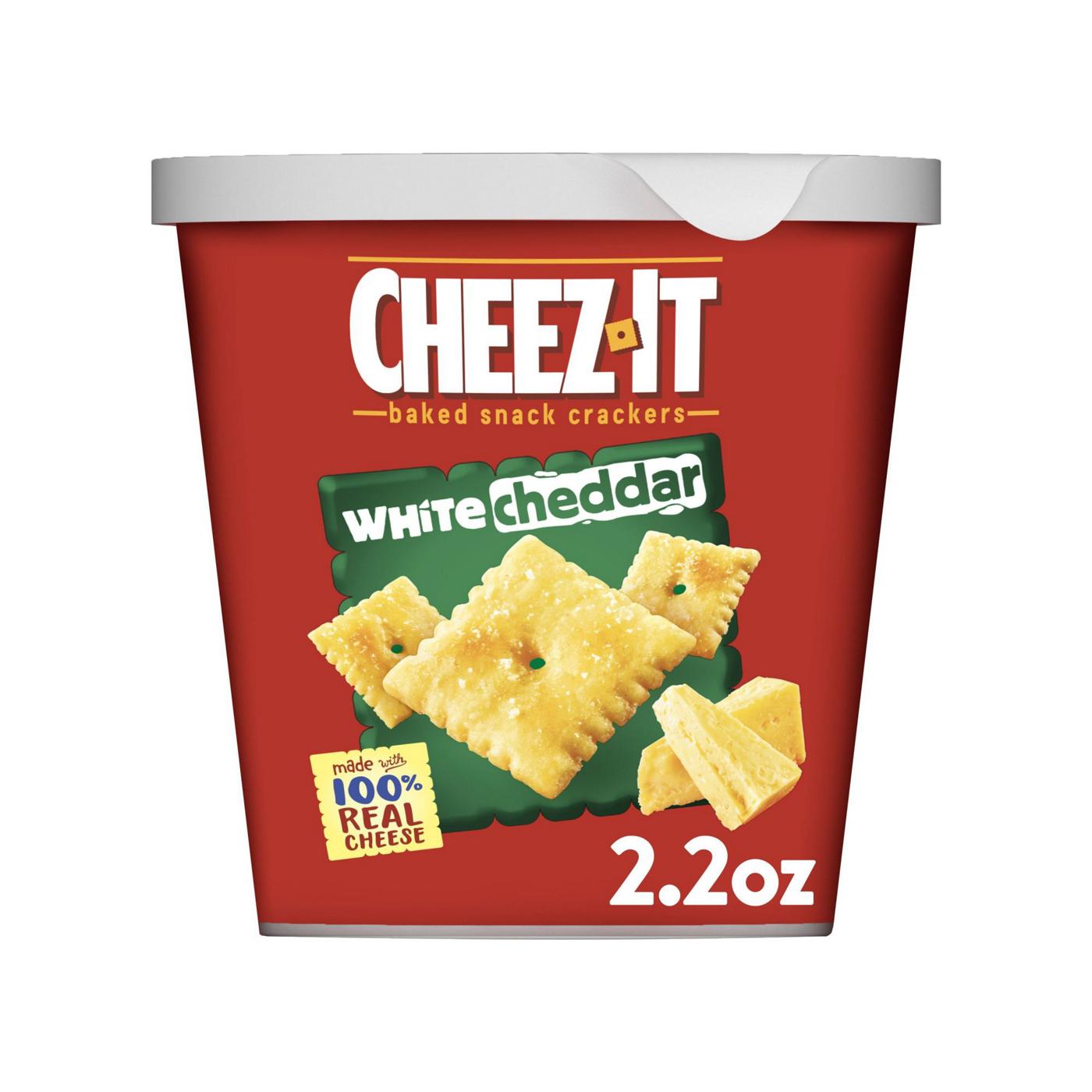 Cheez-It White Cheddar Cheese Crackers; image 3 of 4