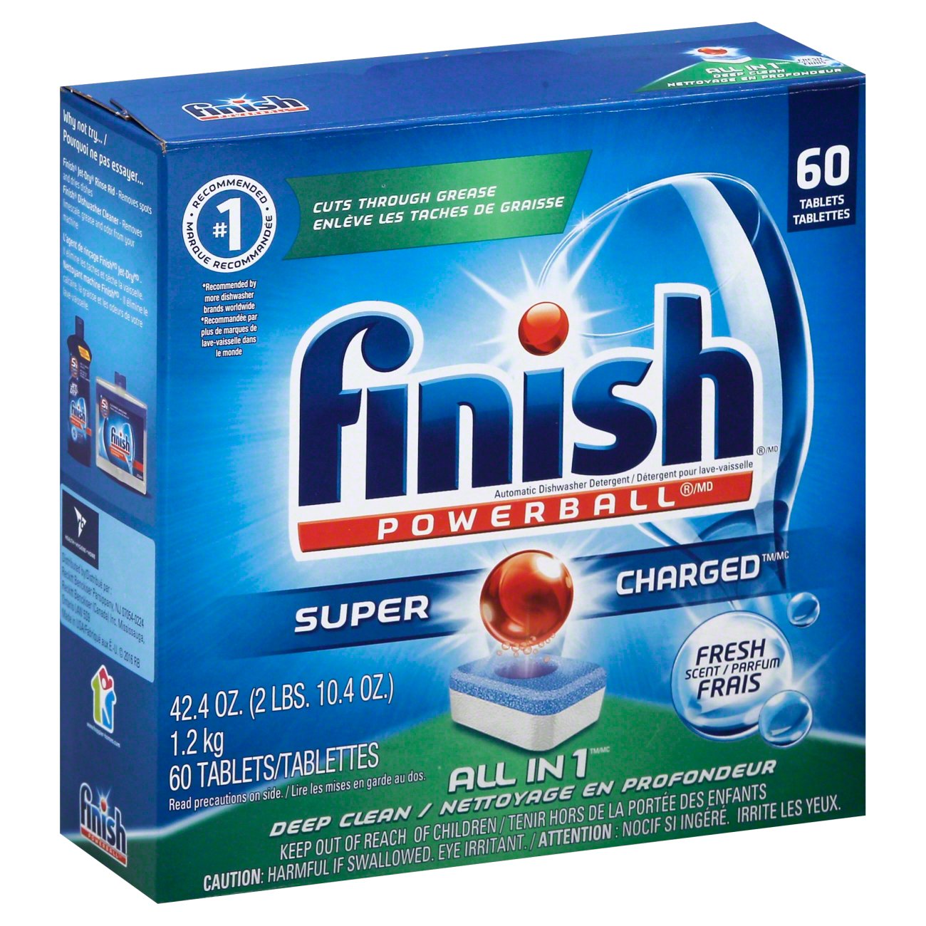Finish Powerball Fresh All in 1 Automatic Dishwasher Detergent Shop