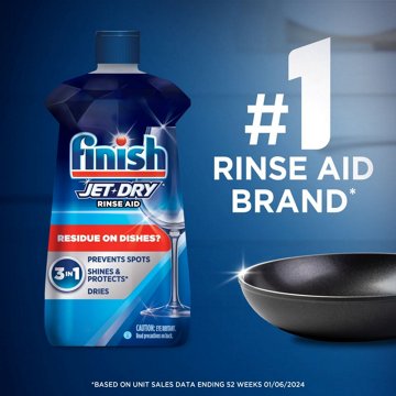 Finish Jet-Dry Rinse Aid Dishwasher Drying Agent, 16 oz