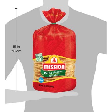 Mission Estilo Casero Tostadas, 22 ct