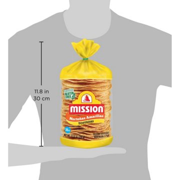 Mission Tostadas Norteñas Amarillas, 30 ct