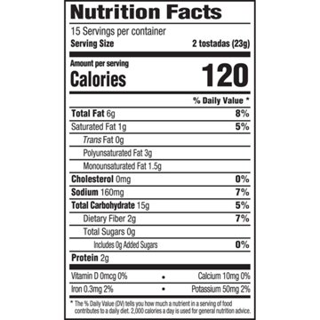 Mission Tostadas Norteñas Amarillas, 30 ct