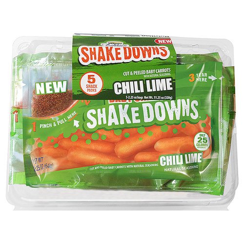 Bolthouse Farms Shakedowns Cut & Peeled Baby Carrots with Chili Lime